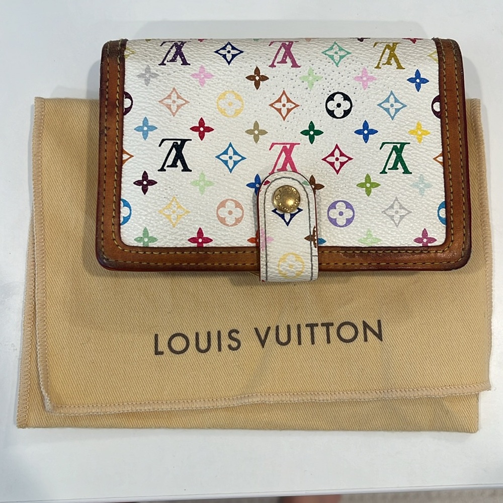 SOLD - Louis Vuitton Murakami Monogram Multicolor Porte-Monnair Viennois Wallet - Picture 3 of 13